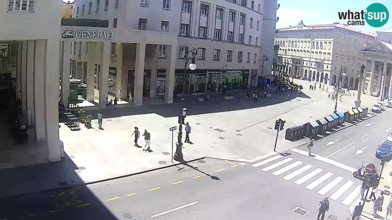 Trieste – Place de la Borsa webcam live