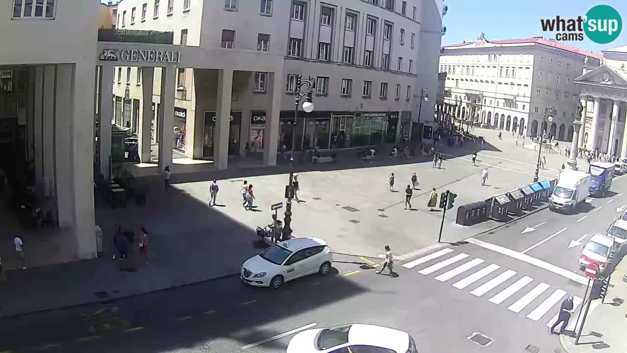 Trieste – Plaza de la Borsa webcam live