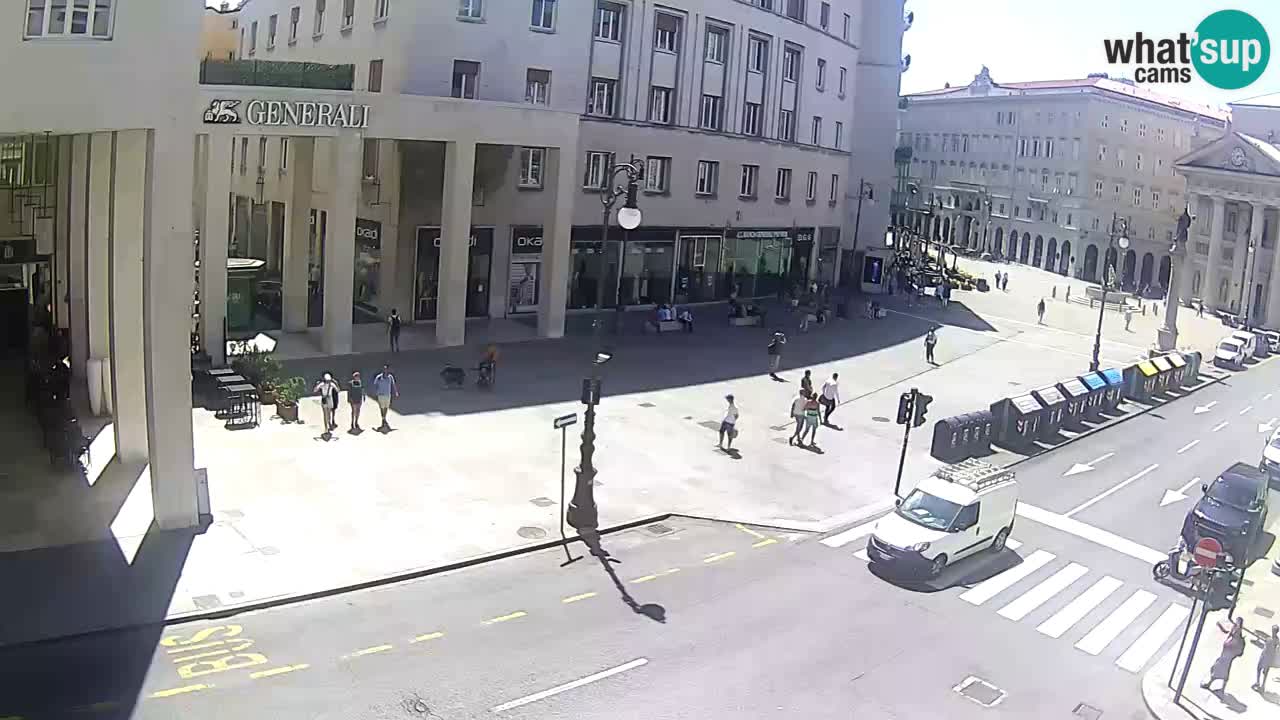 Trieste – Place de la Borsa webcam live