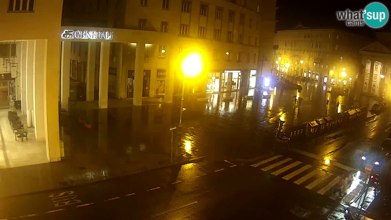 Trieste – Plaza de la Borsa webcam live