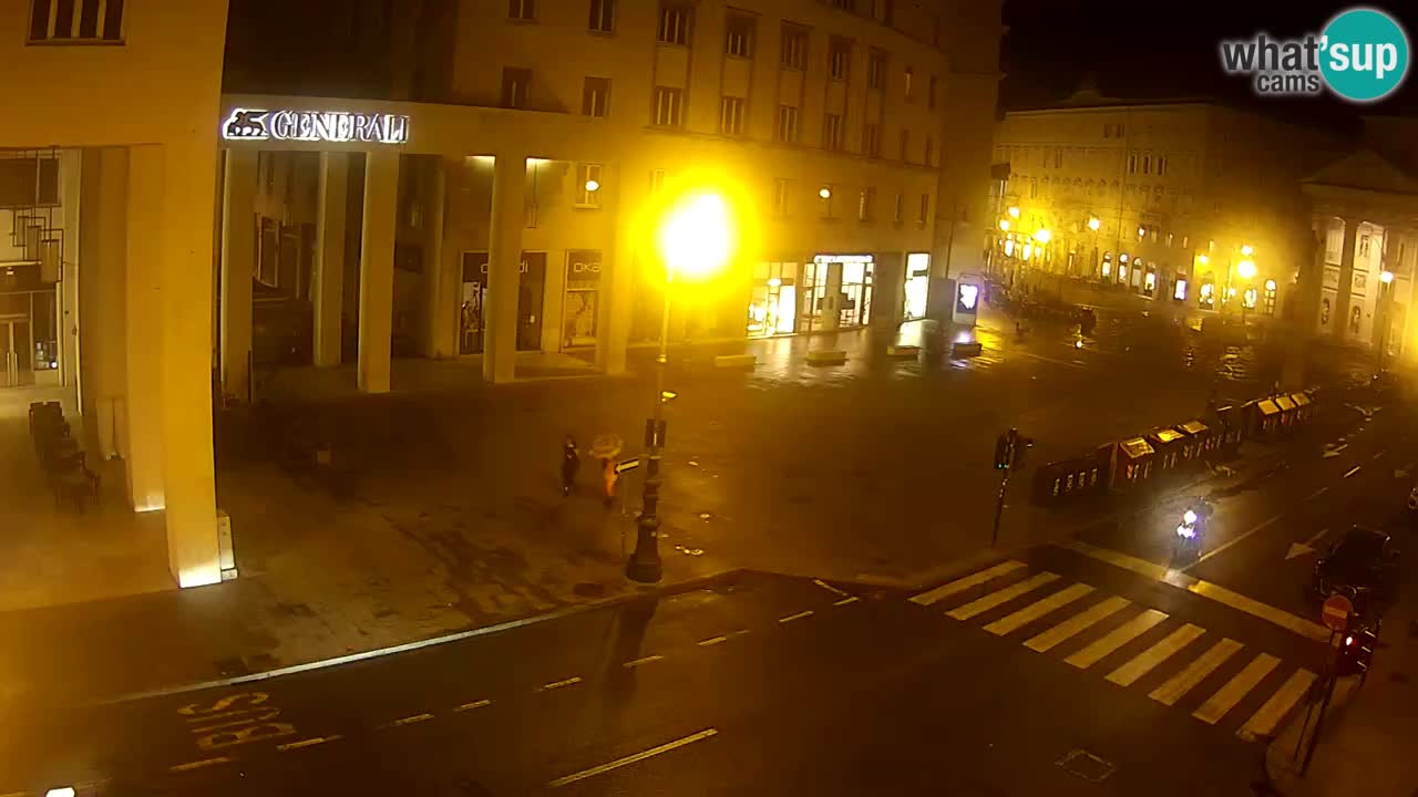 Trieste – Plaza de la Borsa webcam live