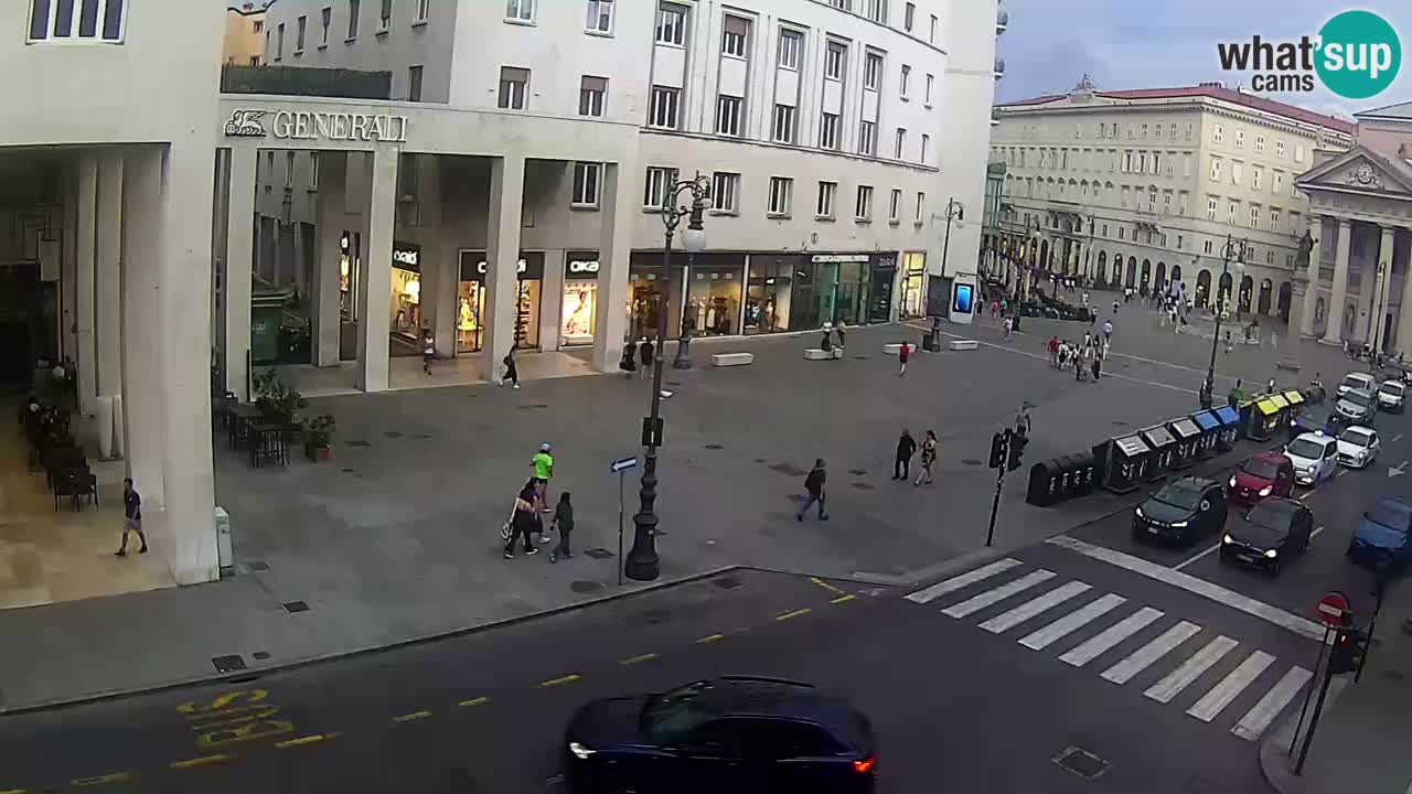 Trieste – Place de la Borsa webcam live