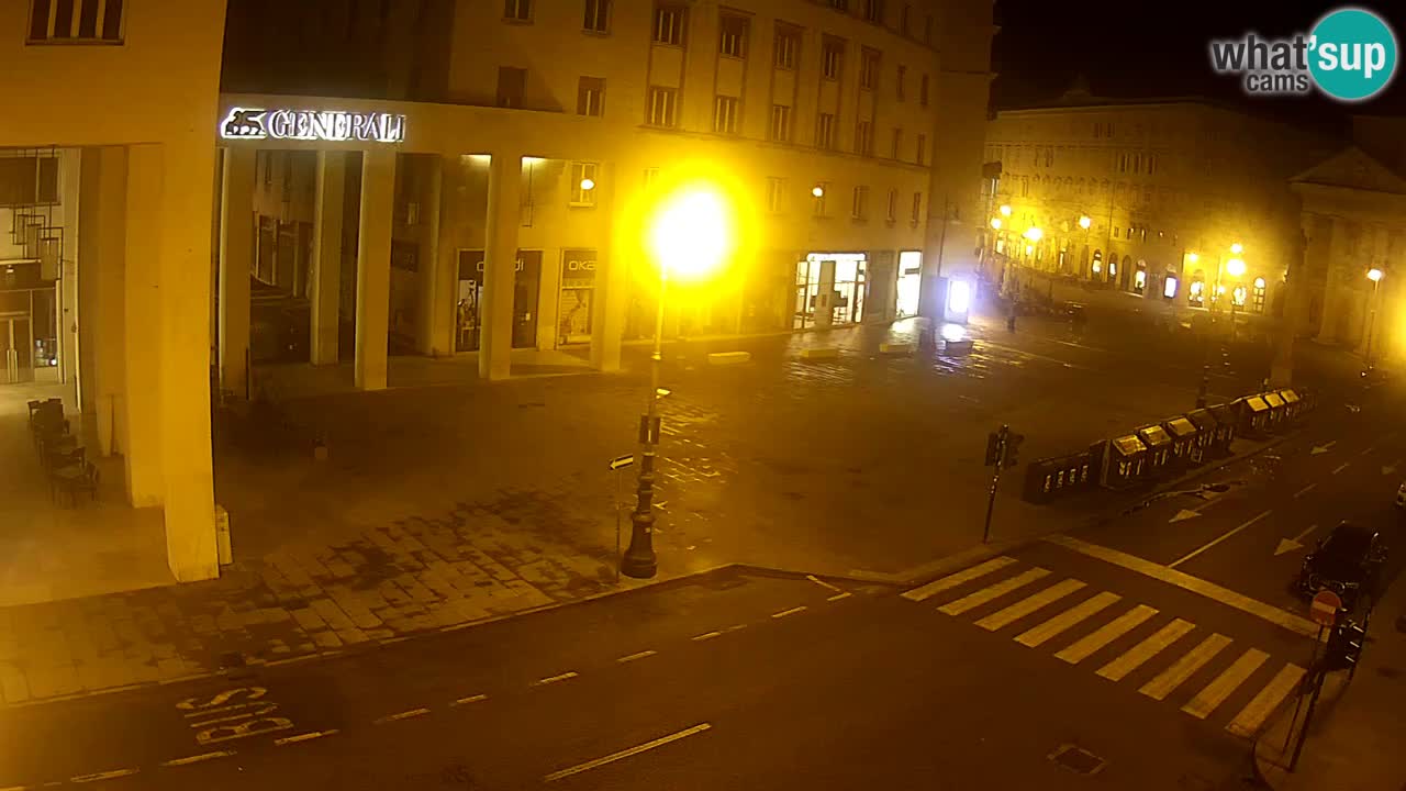 Trieste – Plaza de la Borsa webcam live