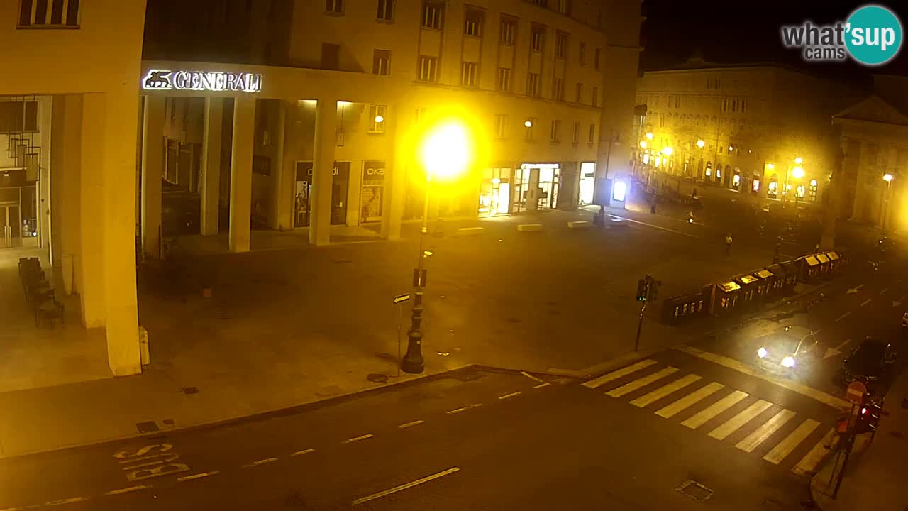 Trieste – Plaza de la Borsa webcam live