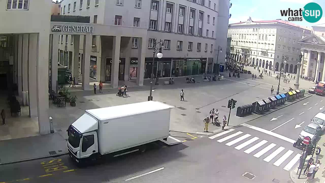 Trieste – Place de la Borsa webcam live