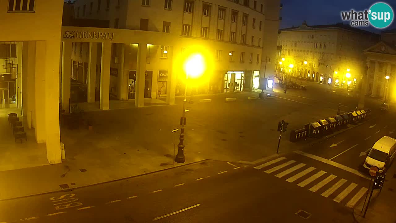 Trieste – Plaza de la Borsa webcam live