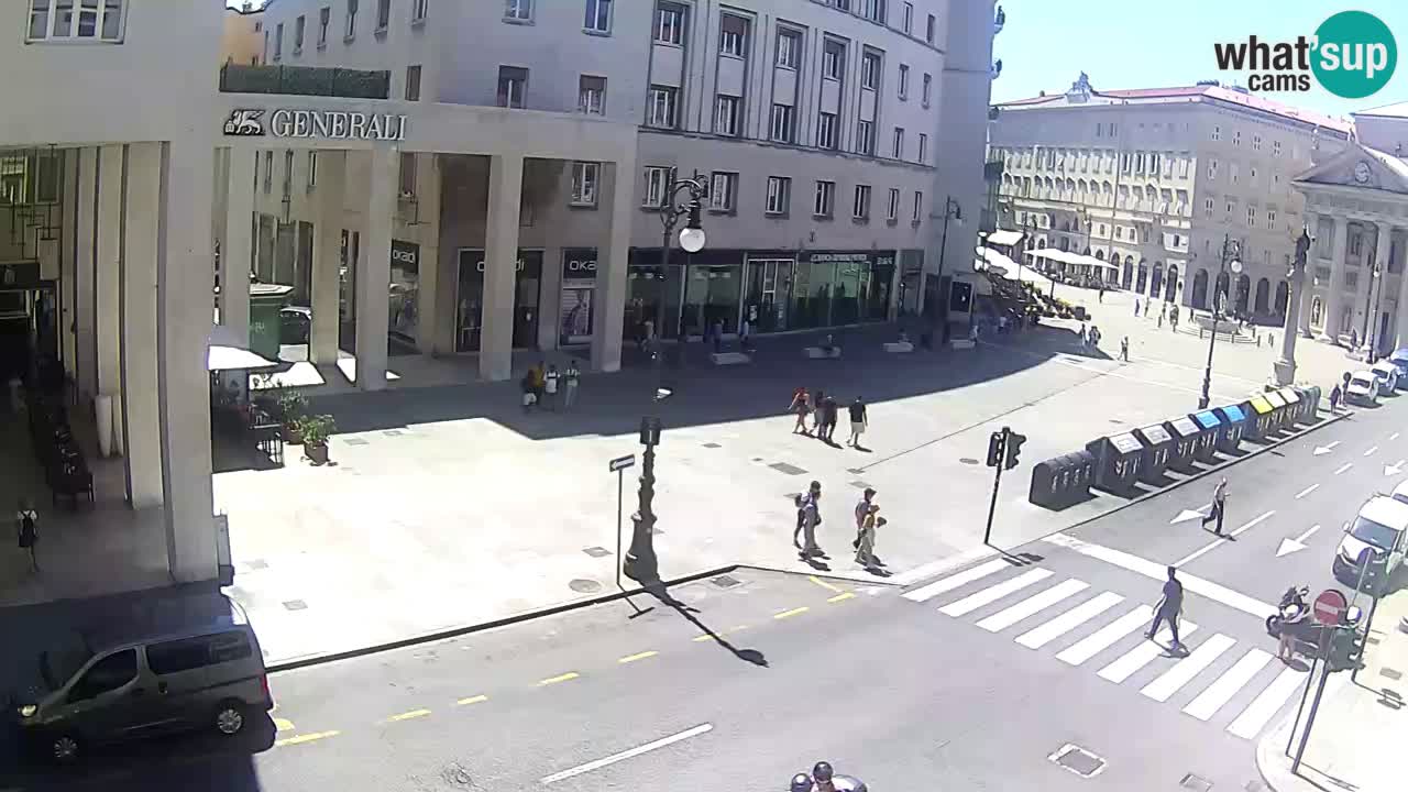 Trieste – Place de la Borsa webcam live