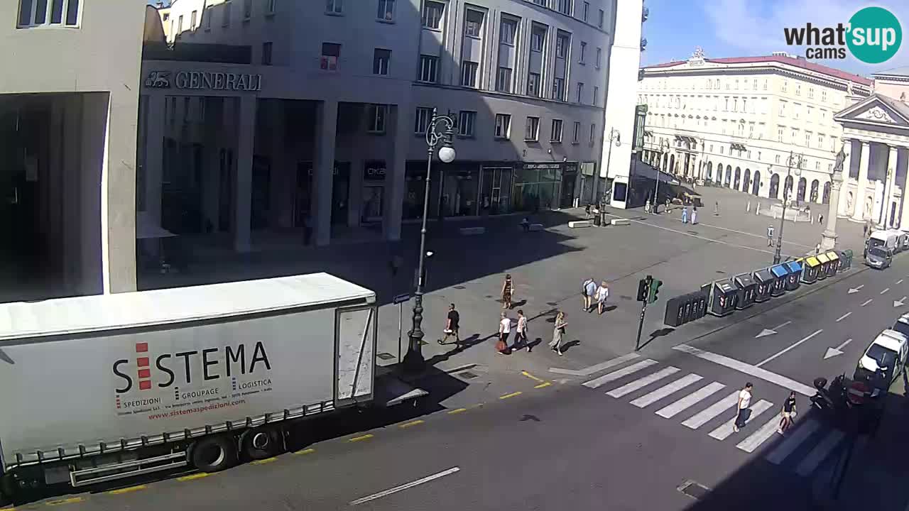 Trieste – Borsa square webcam live