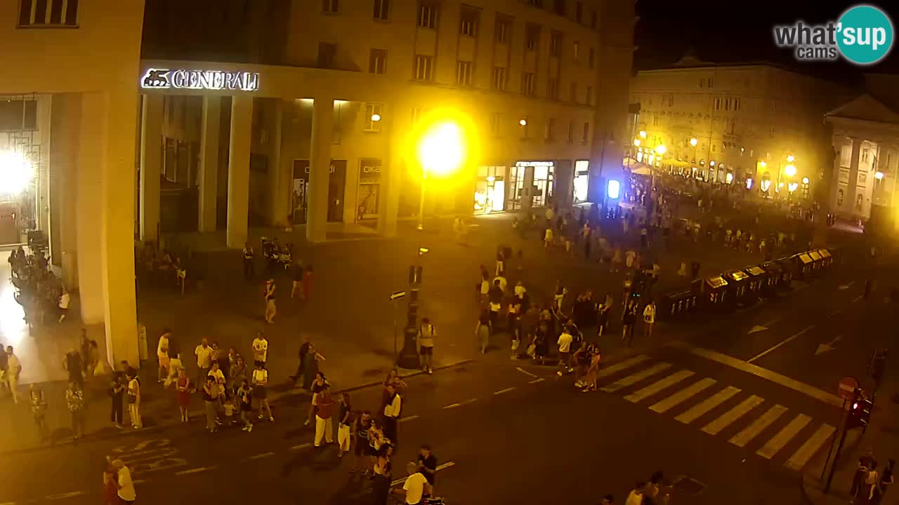Trieste – Place de la Borsa webcam live