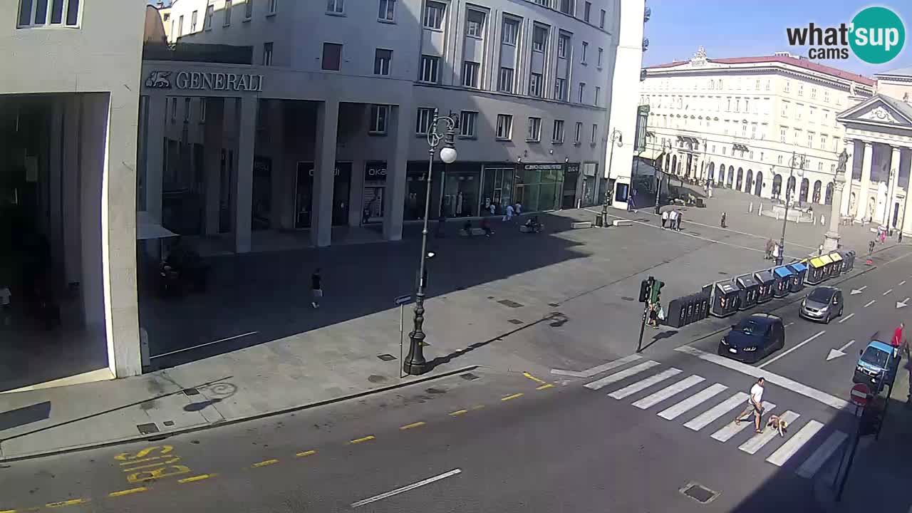 Trieste – Place de la Borsa webcam live