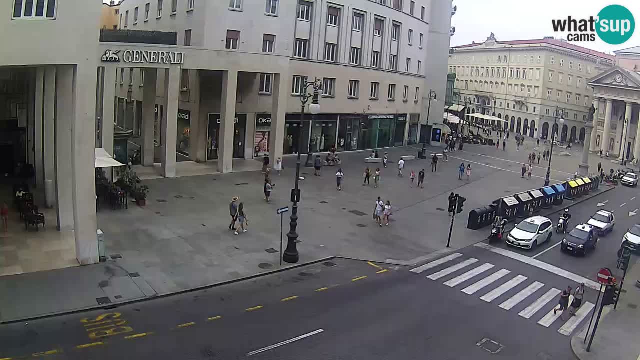 Trieste – Place de la Borsa webcam live
