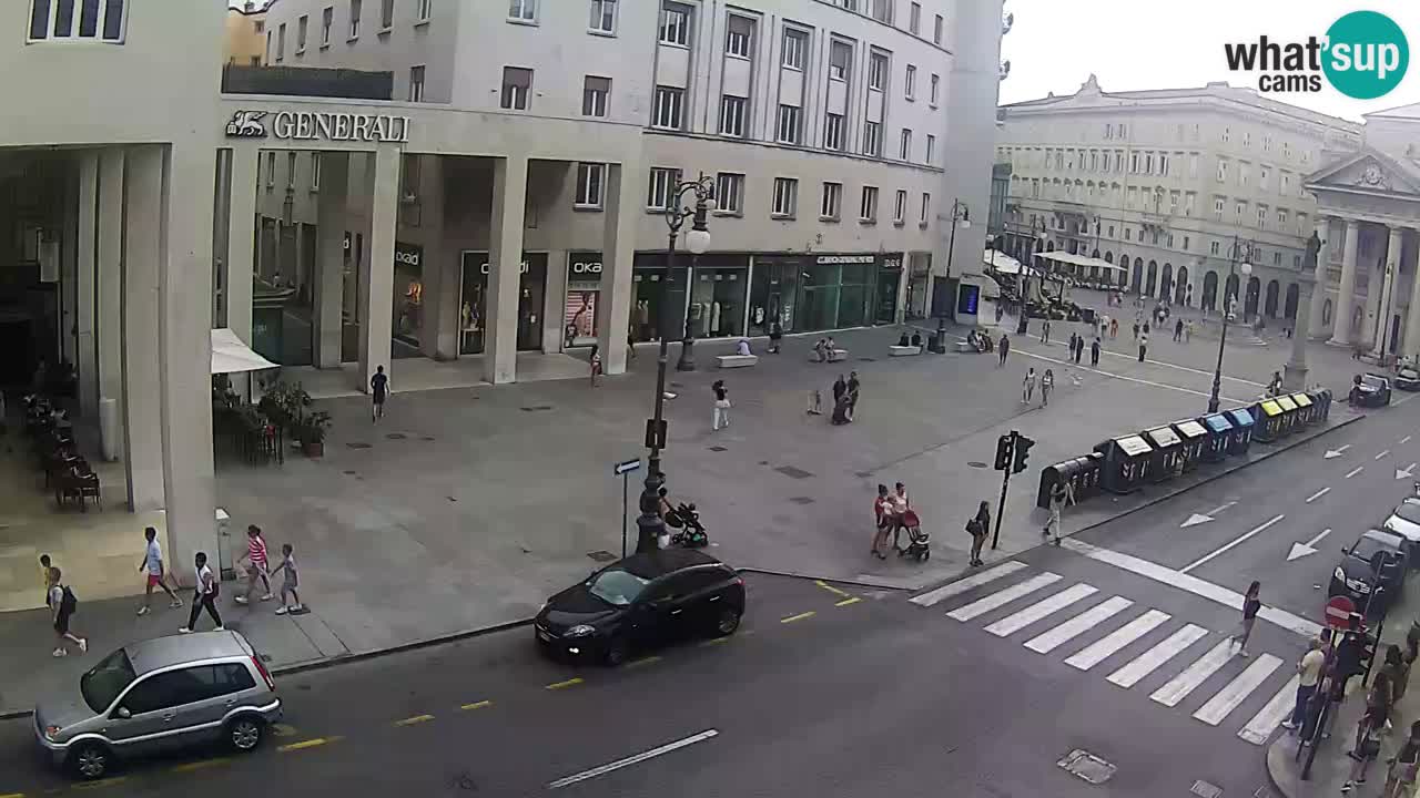 Trieste – Plaza de la Borsa webcam live