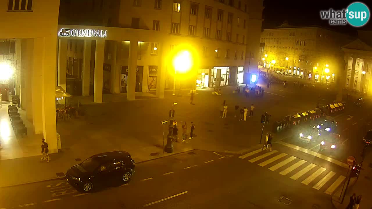 Trieste – Plaza de la Borsa webcam live