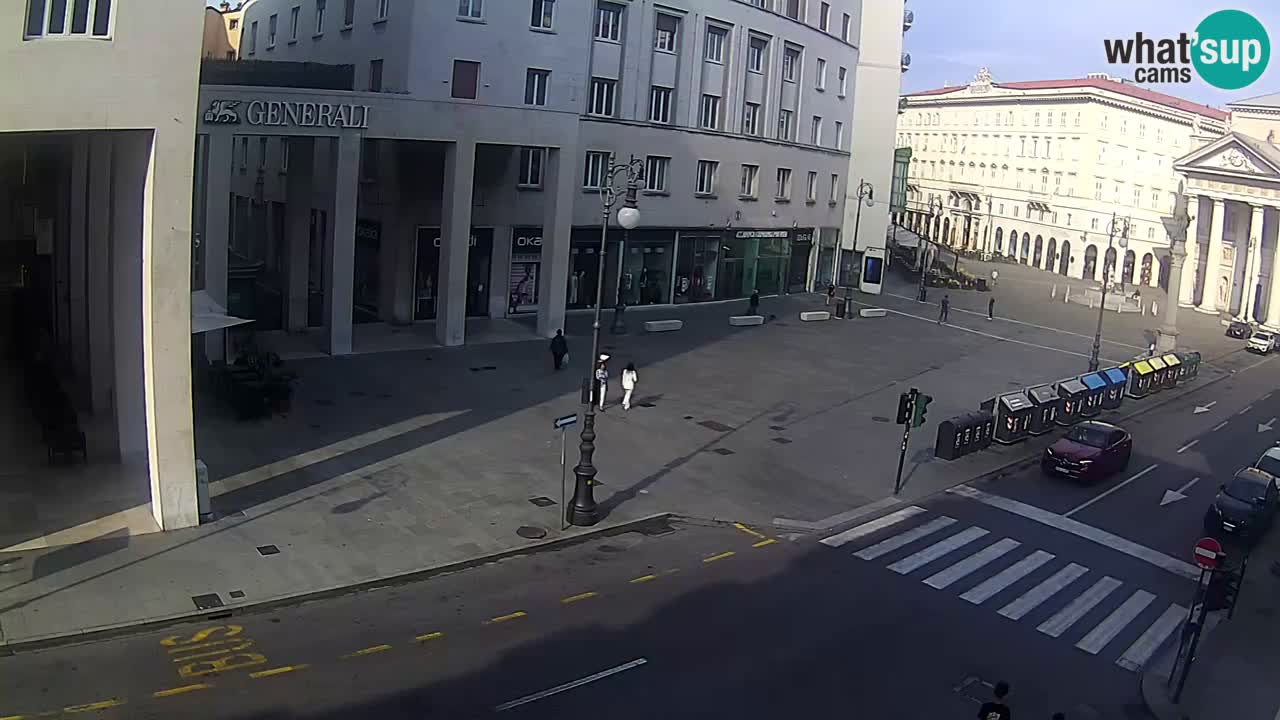 Trieste – Place de la Borsa webcam live