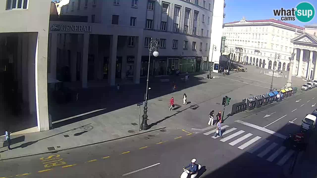 Trieste – Place de la Borsa webcam live