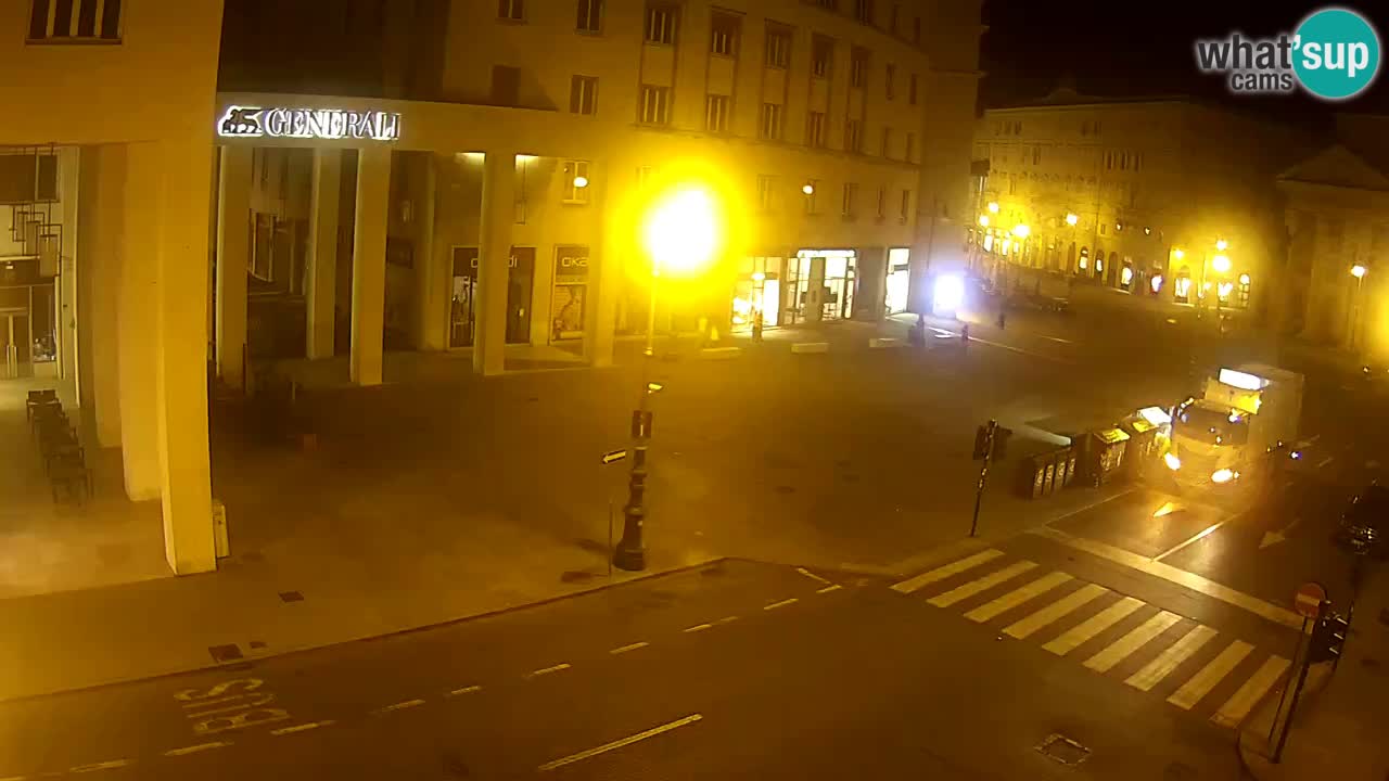 Trieste – Plaza de la Borsa webcam live