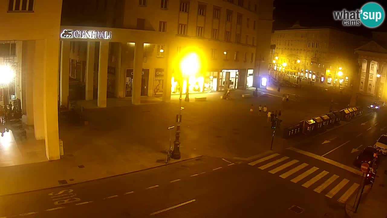 Trieste – Plaza de la Borsa webcam live