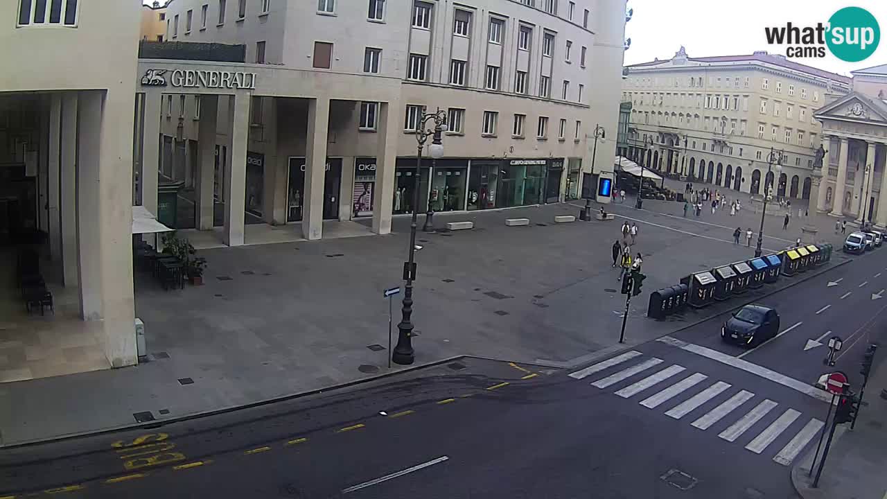 Trieste – Place de la Borsa webcam live