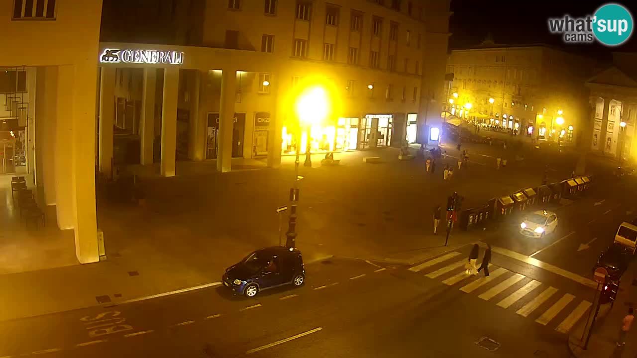 Trieste – Plaza de la Borsa webcam live