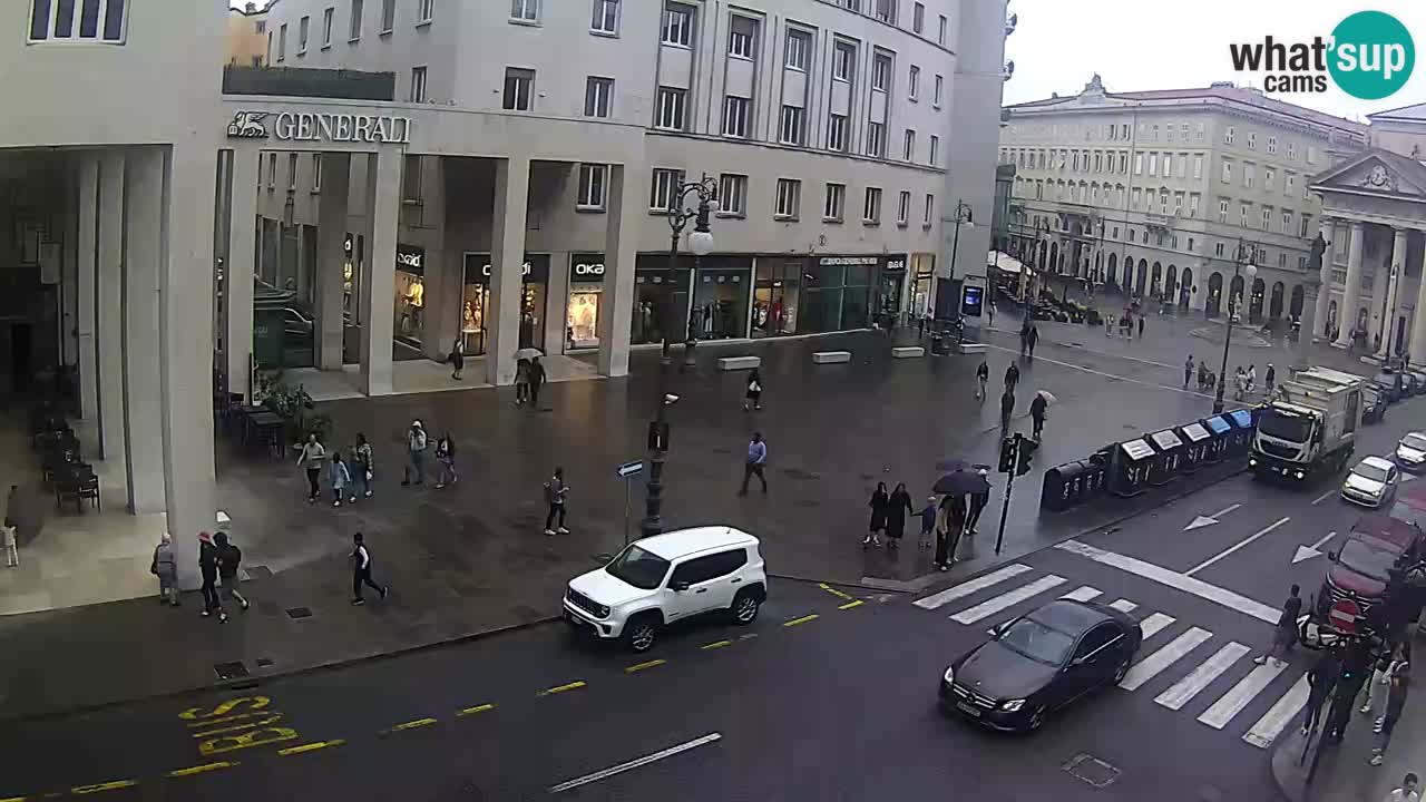 Trieste – Plaza de la Borsa webcam live