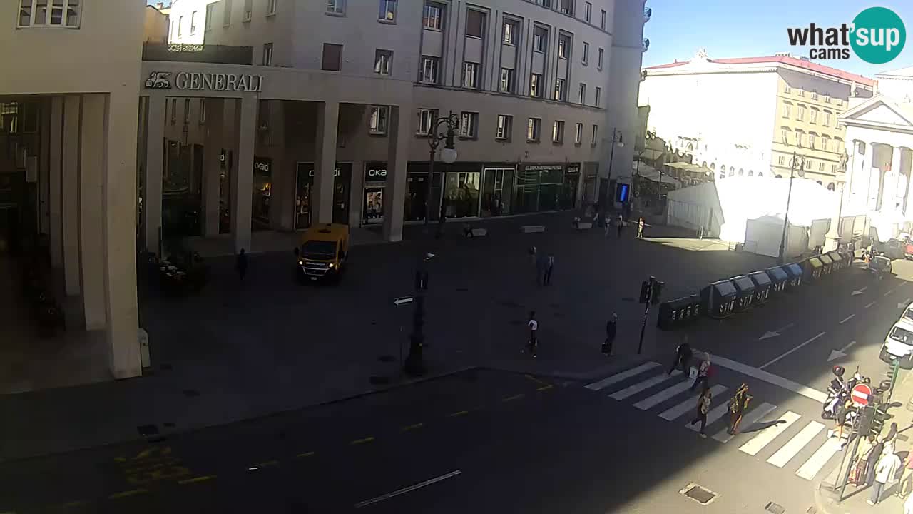Trieste – Place de la Borsa webcam live