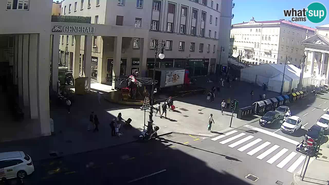 Trieste – Borsa square webcam live