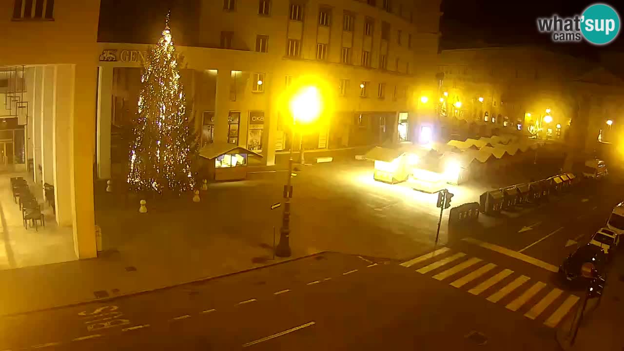 Trieste – Plaza de la Borsa webcam live