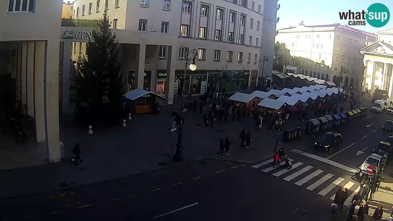 Trieste – Borsa square webcam live
