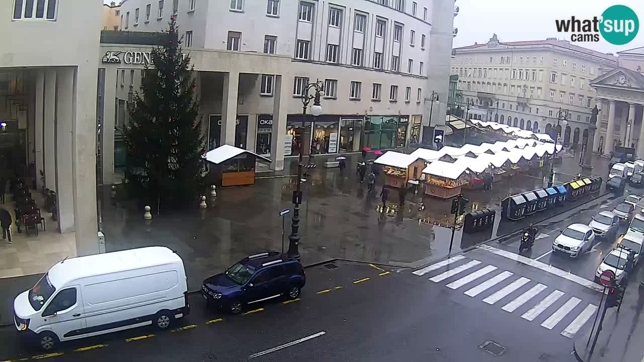 Trieste – Plaza de la Borsa webcam live