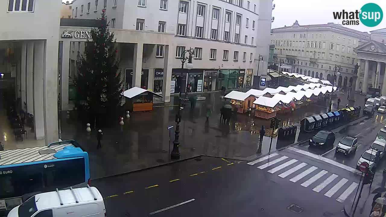 Trieste – Plaza de la Borsa webcam live