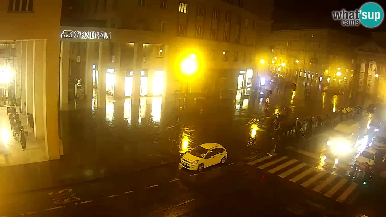 Trieste – Plaza de la Borsa webcam live
