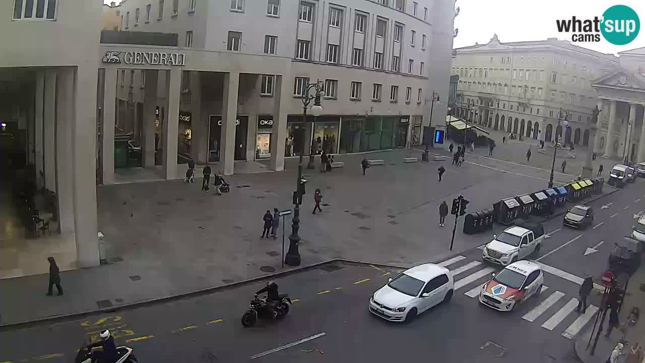 Trieste – Place de la Borsa webcam live