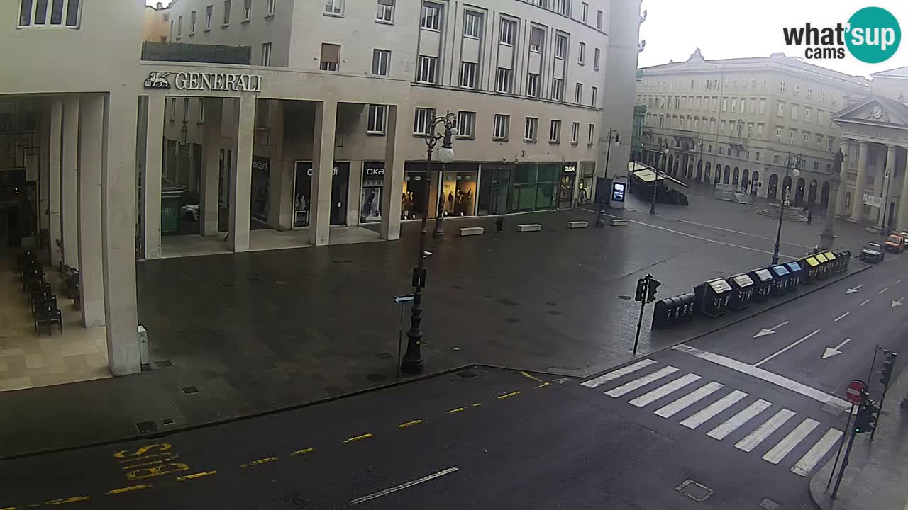 Trieste – Plaza de la Borsa webcam live