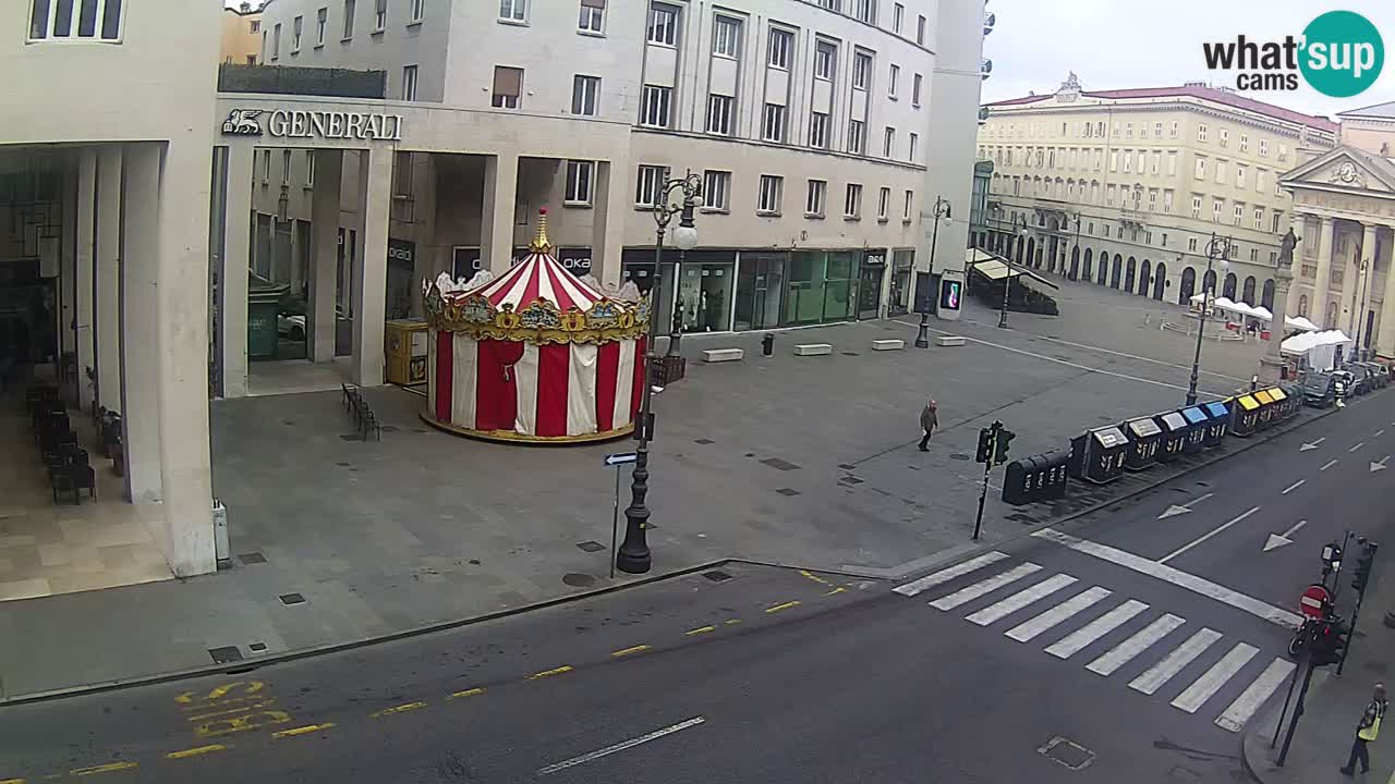 Trieste – Place de la Borsa webcam live