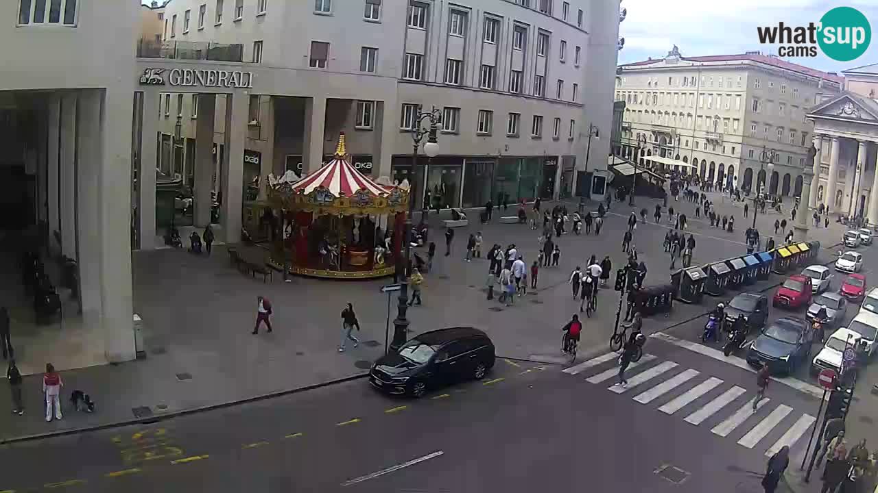 Trieste – Place de la Borsa webcam live