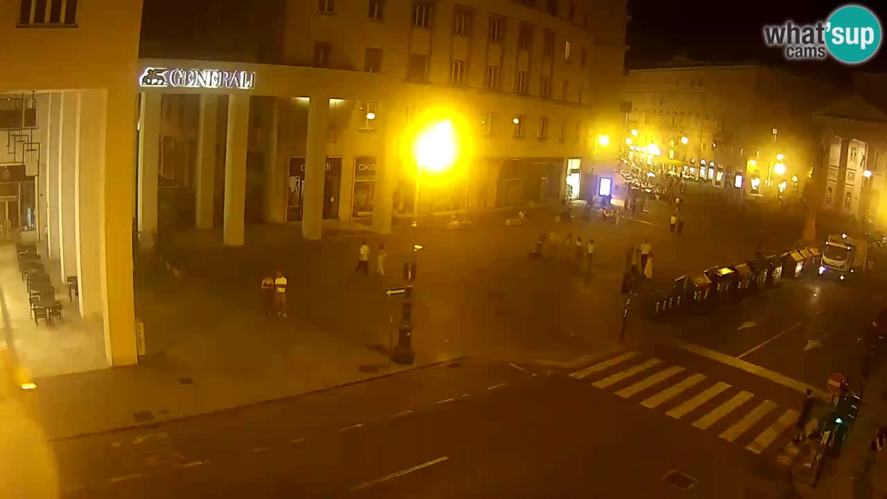 Trieste – Plaza de la Borsa webcam live
