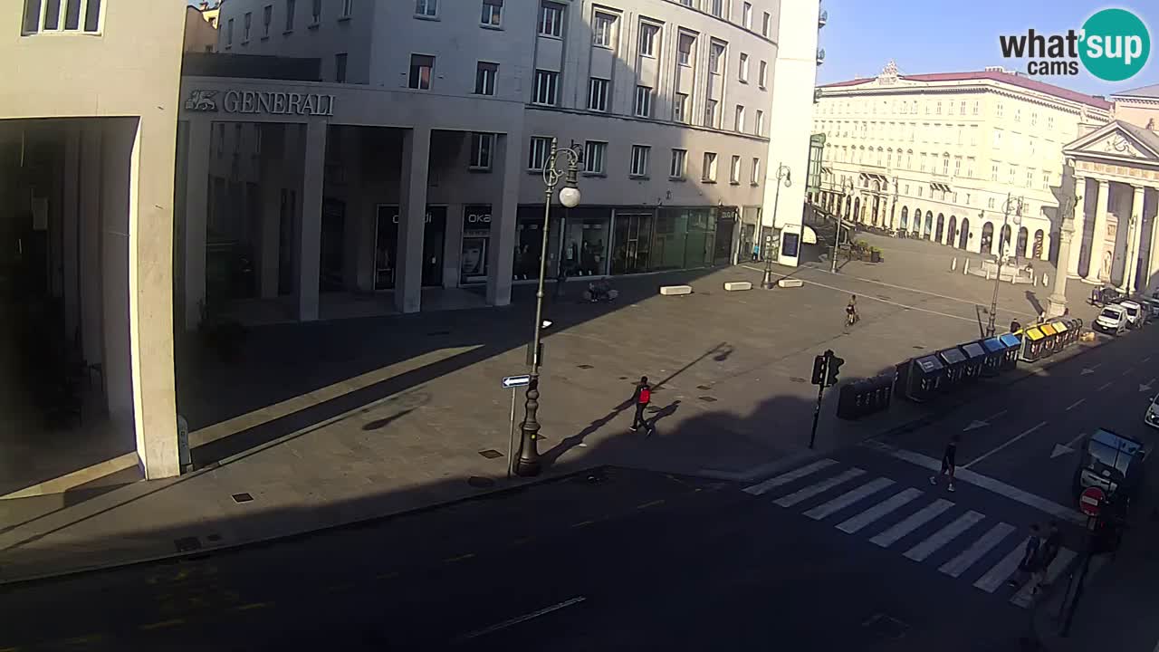 Trieste – Place de la Borsa webcam live