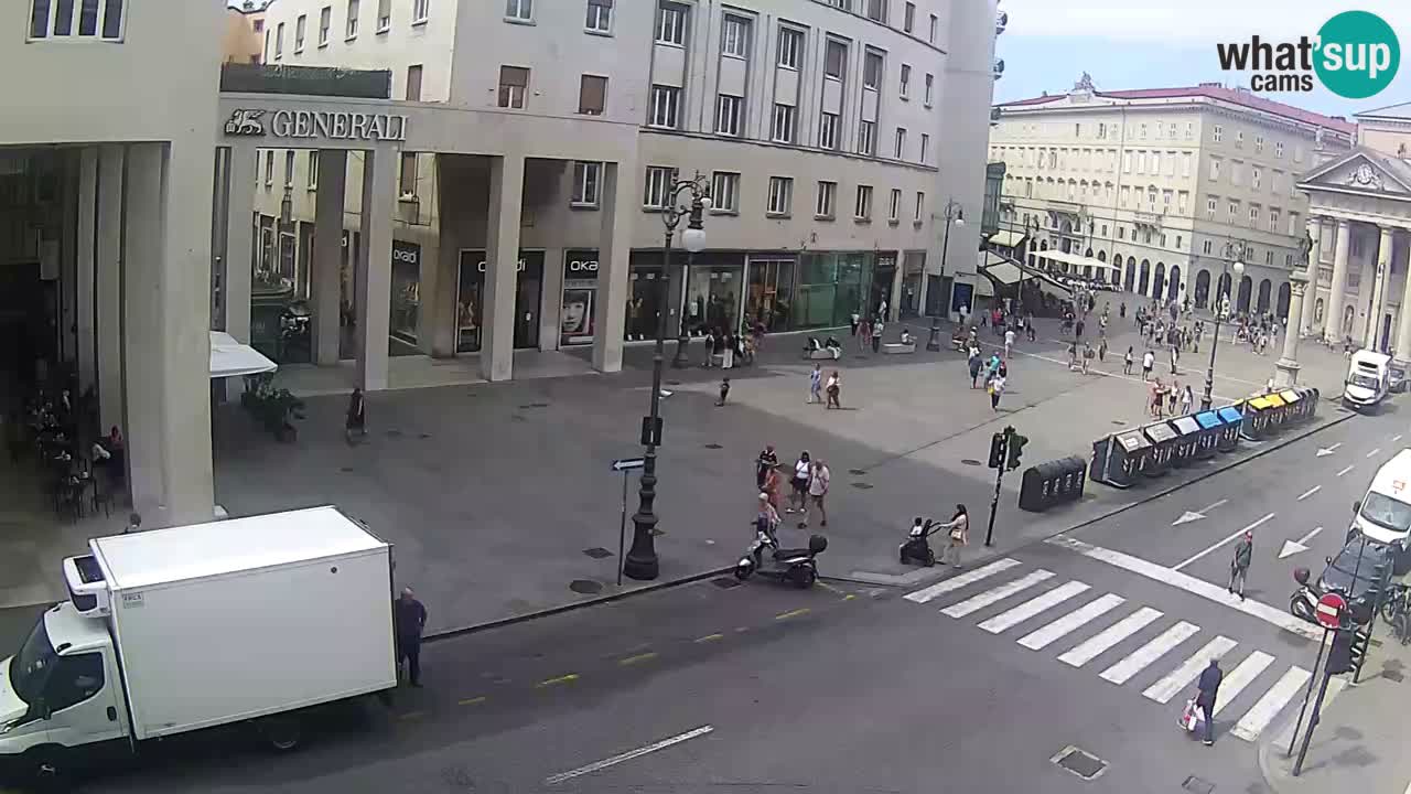 Trieste – Place de la Borsa webcam live