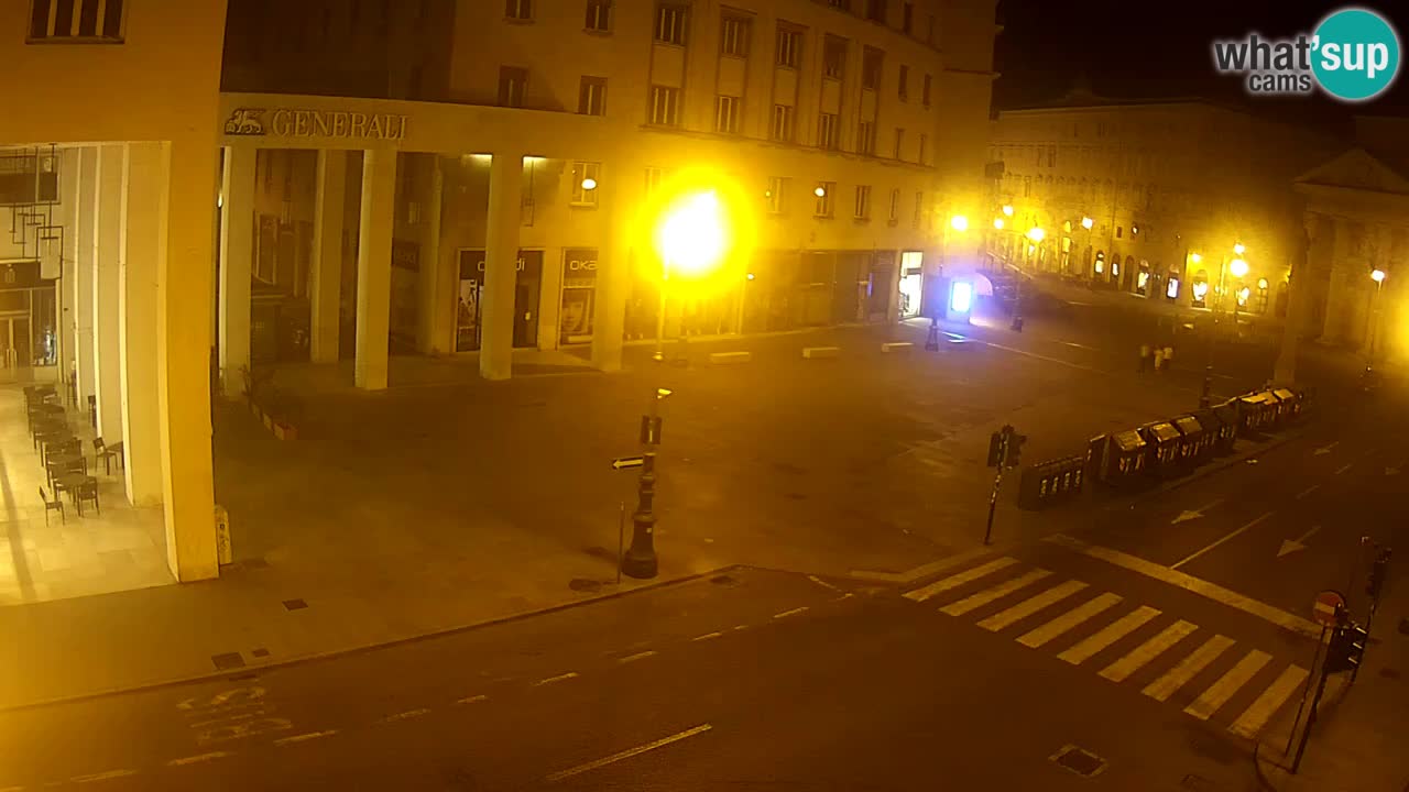 Trieste – Plaza de la Borsa webcam live