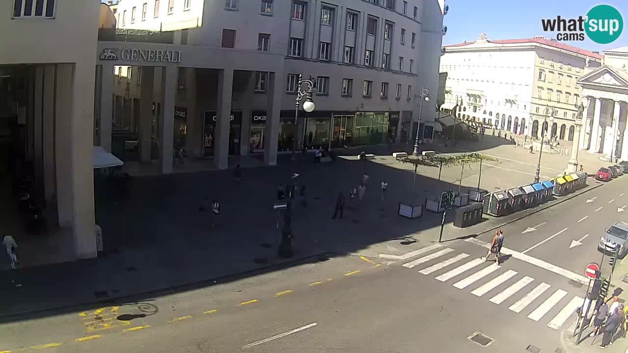 Trieste – Plaza de la Borsa webcam live