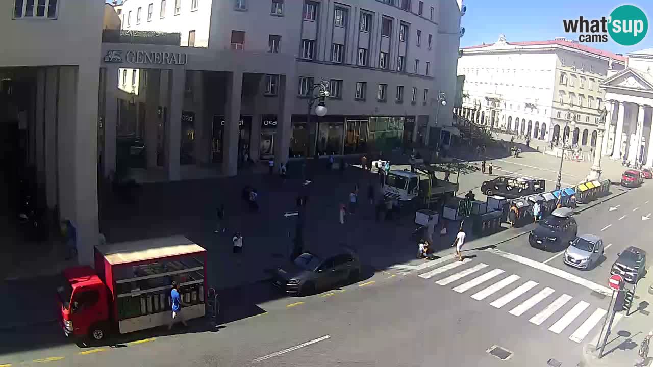 Trieste – Borsa square webcam live