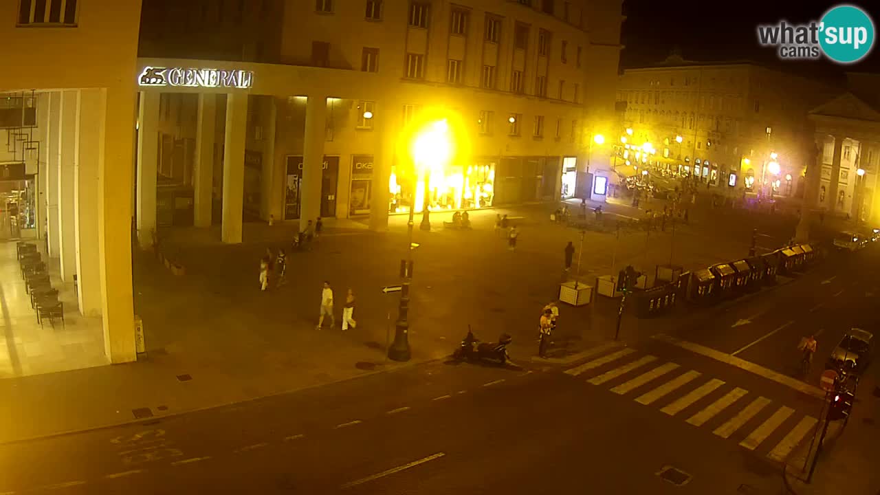 Trieste – Plaza de la Borsa webcam live