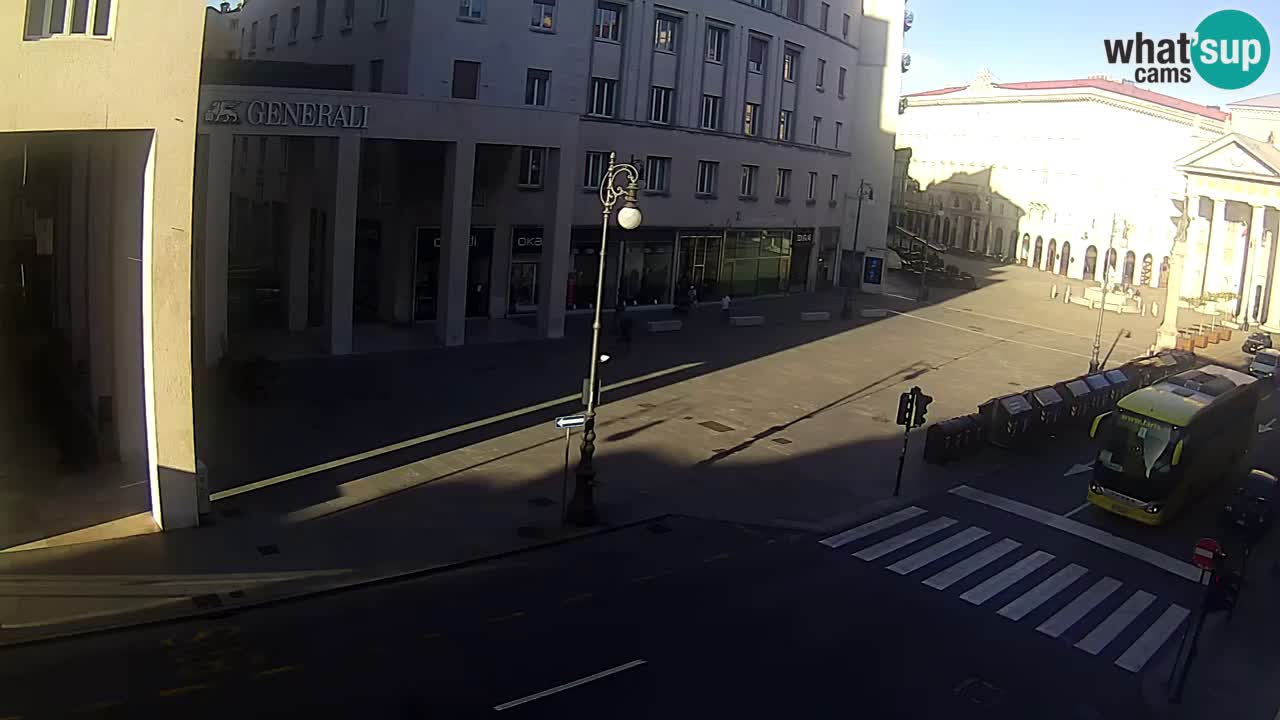 Trieste – Plaza de la Borsa webcam live