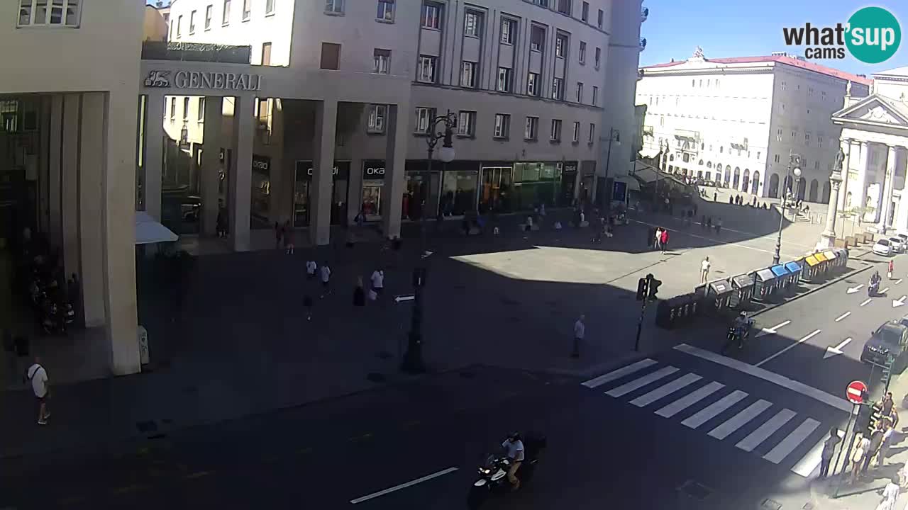 Trieste – Place de la Borsa webcam live