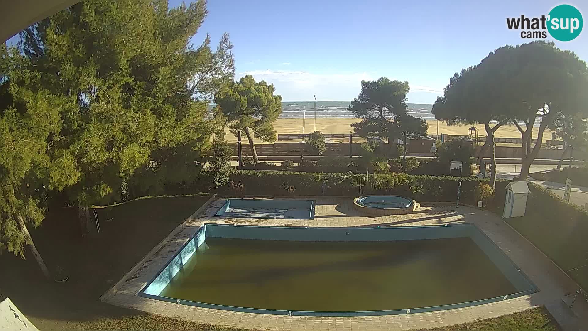 Spletna kamera Lignano Hotel Atlantic – Plaža Lignano Sabbiadoro