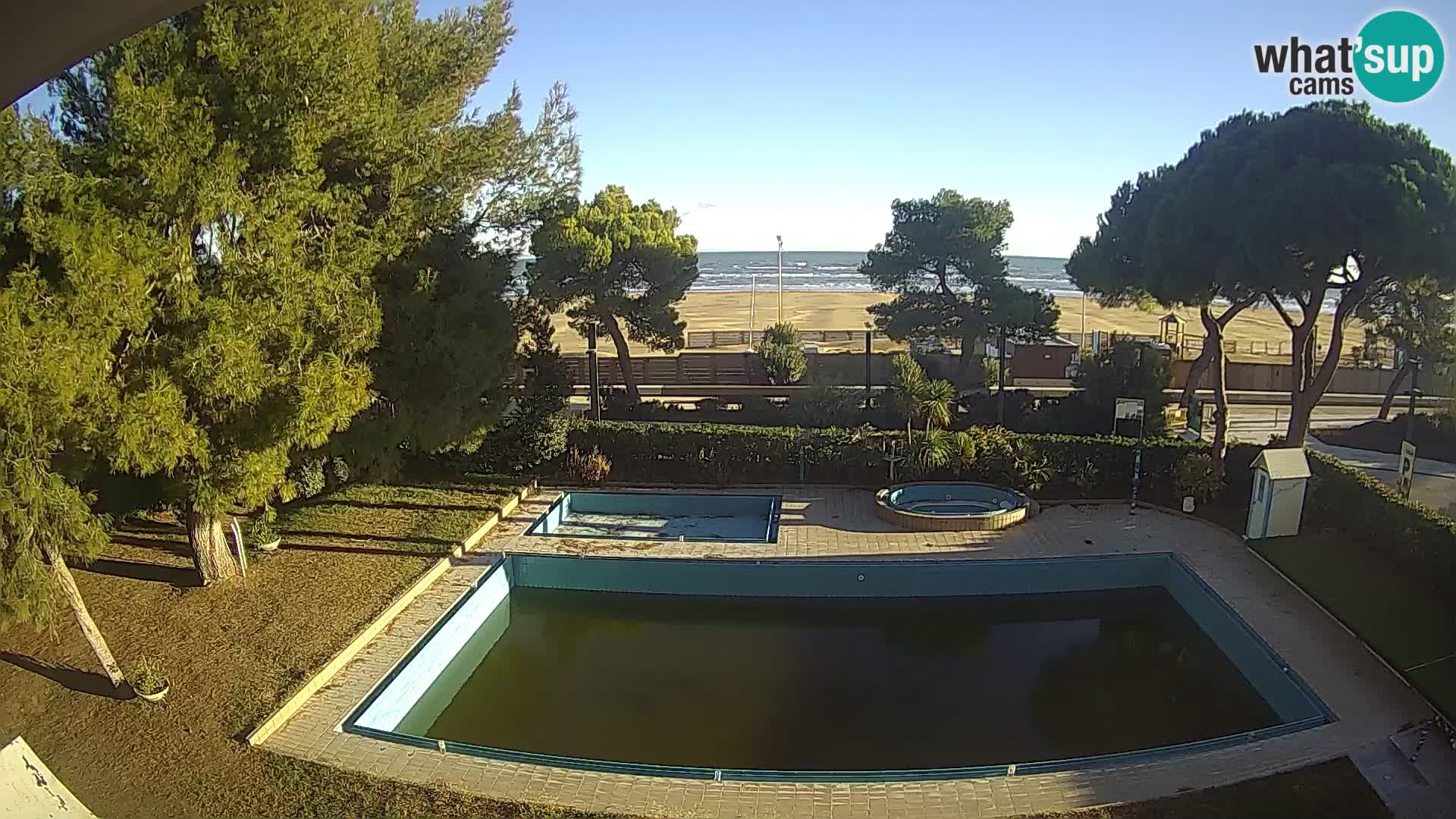 Spletna kamera Lignano Hotel Atlantic – Plaža Lignano Sabbiadoro