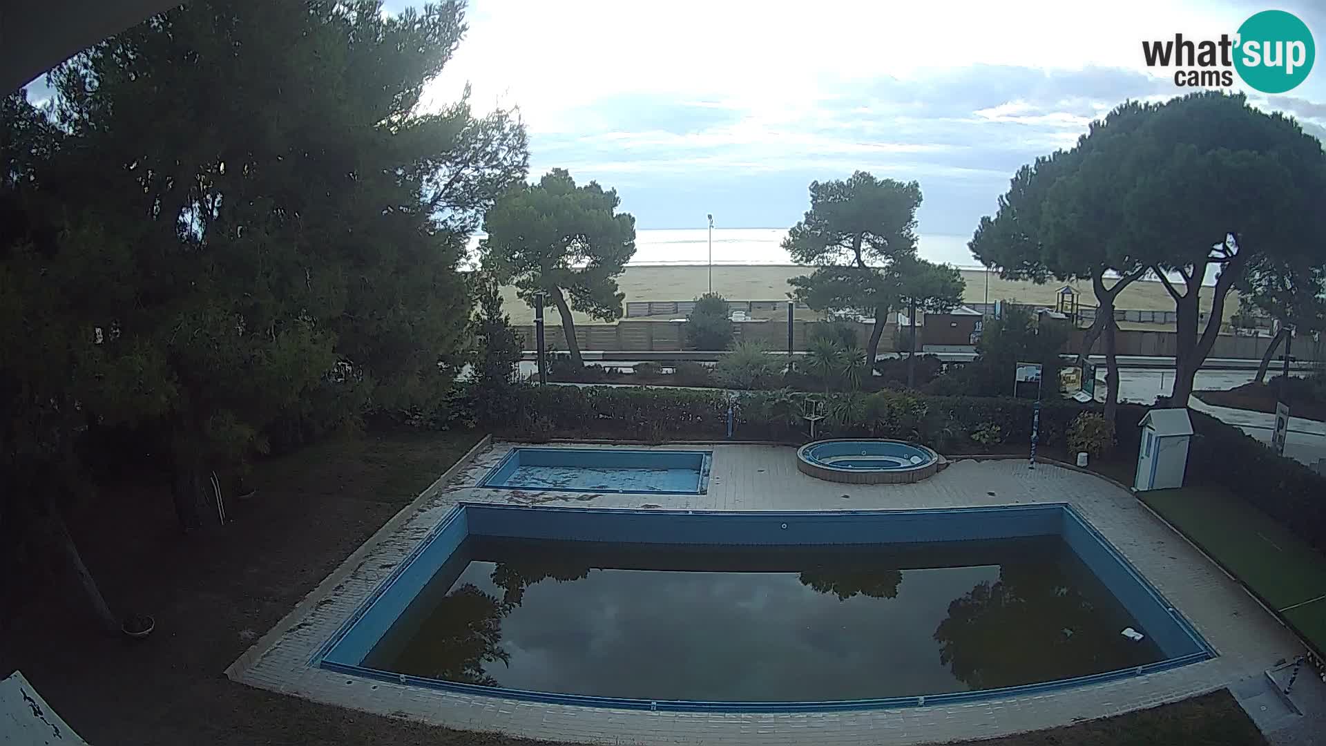 Spletna kamera Lignano Hotel Atlantic – Plaža Lignano Sabbiadoro