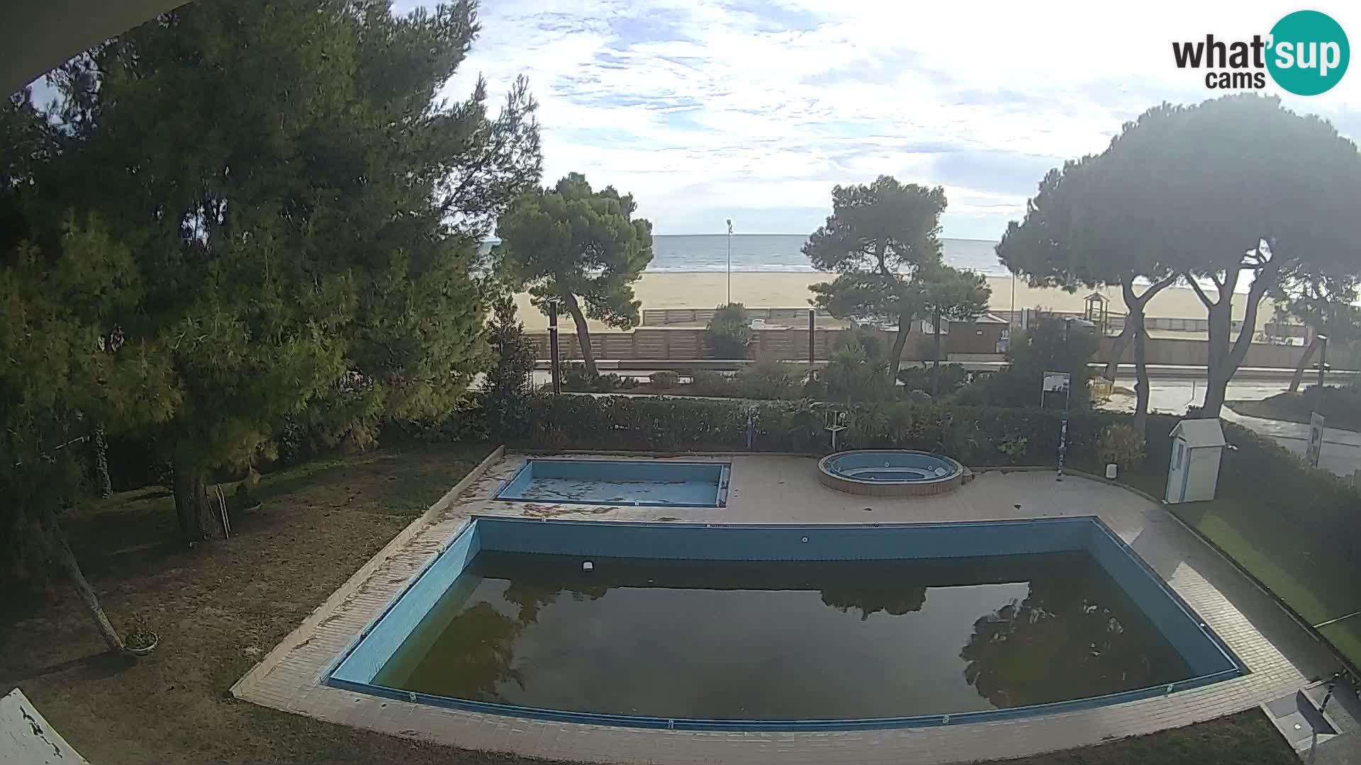 Spletna kamera Lignano Hotel Atlantic – Plaža Lignano Sabbiadoro