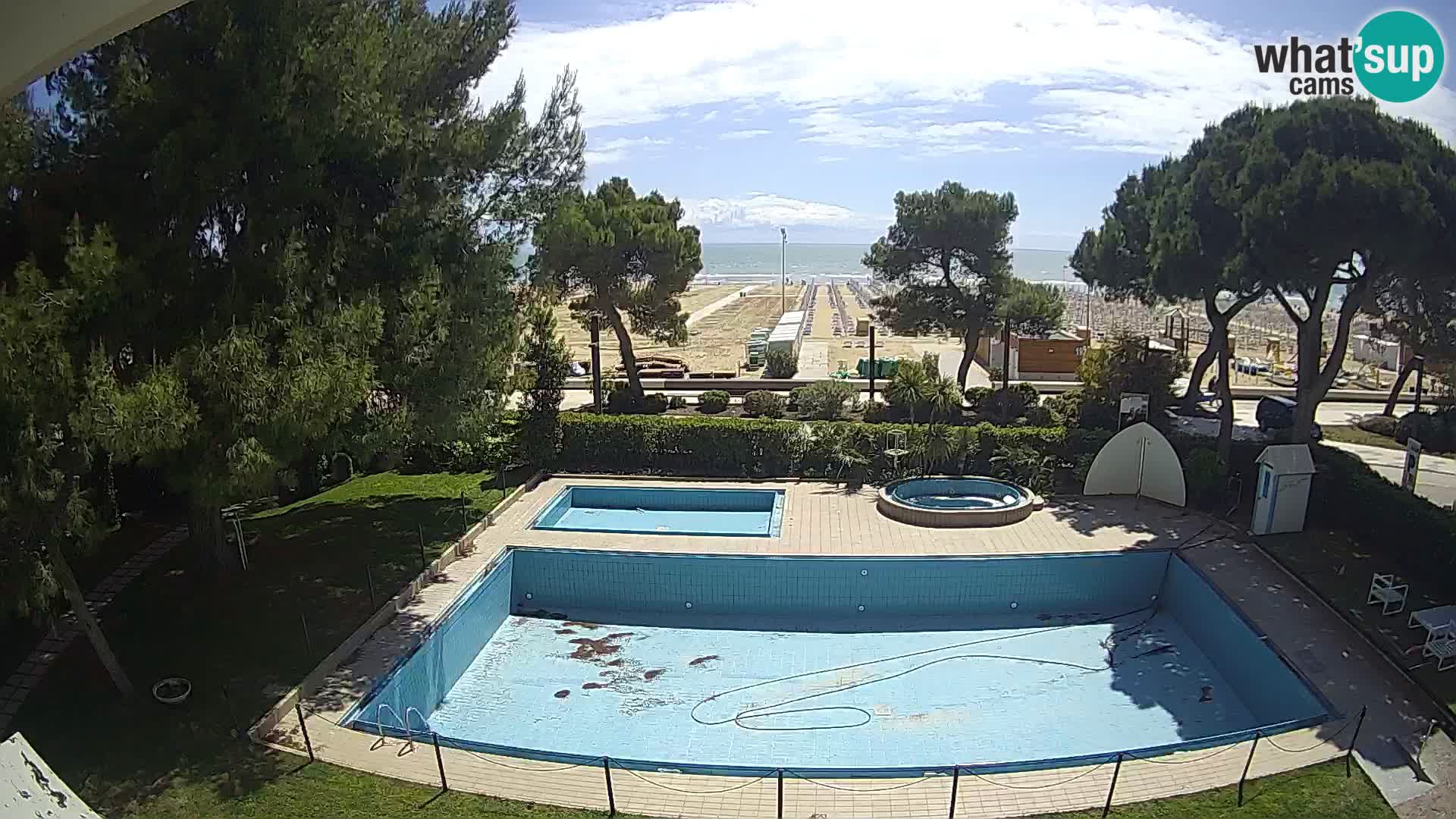 Web kamera Lignano Hotel Atlantic – Plaža Sabbiadoro