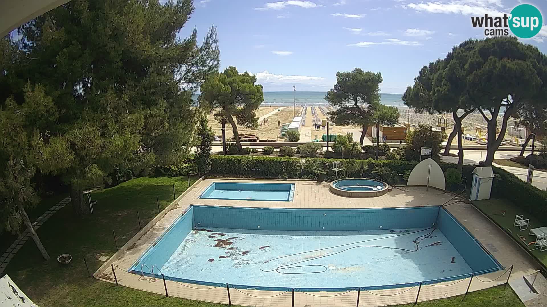 Spletna kamera Lignano Hotel Atlantic – Plaža Lignano Sabbiadoro